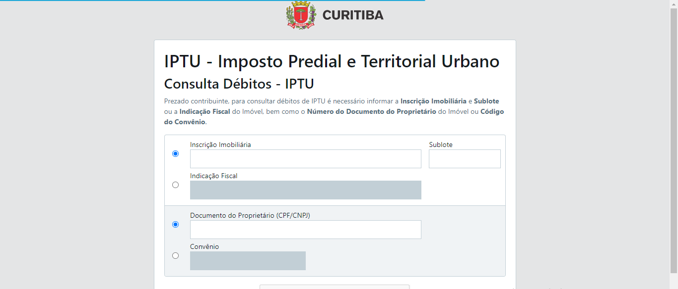 IPTU Curitiba 2023 Consultar Valor, Datas e 2ª Via de Pagamento